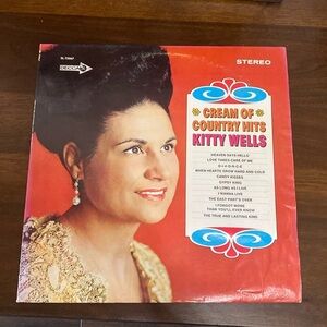 Vintage Kitty Wells Cream Of Country Hits LP Decca Stereo Vg+/EX!!!